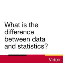 Video: What is the difference between data and statistics?