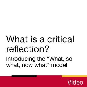 Video: What is critical reflection?