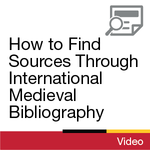 Video: How to Find Sources Through International Medieval Bibliography