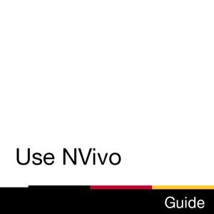 Guide: Use NVivo