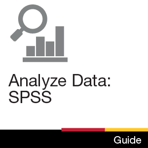 Guide: Analyze data: SPSS