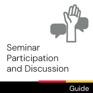 Guide: Seminar Participation and Discussion