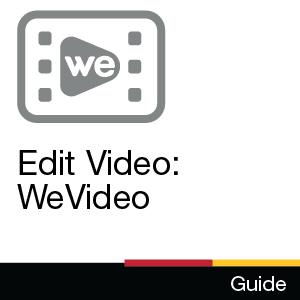 Guide: Edit Video: WeVideo