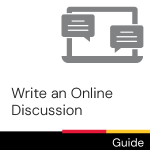 Guide: Write an Online Discussion