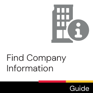 Guide: Find Company Information