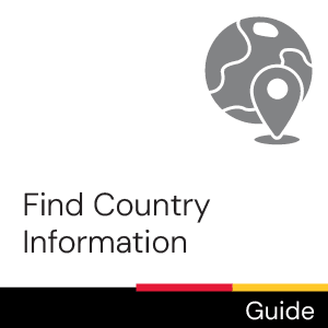 Guide: Find country information