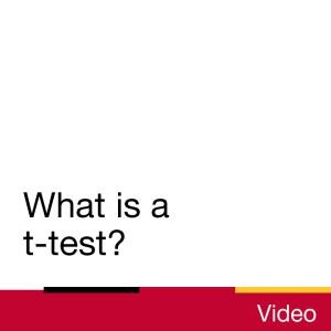 Video: What is a t-test?