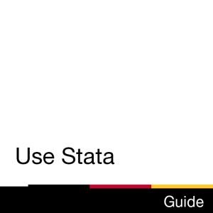 Guide: Use Stata