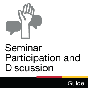 Guide: Seminar Participation and Discussion