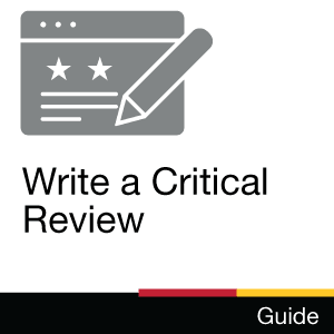 Guide: Write a Critical Review