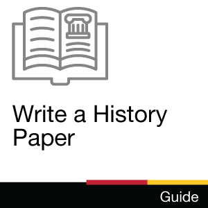 Guide: Write a History Paper