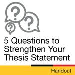 Developing a Research Question + Worksheet | Digital Learning Commons