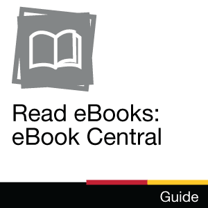 Guide: Read eBooks: eBook Central