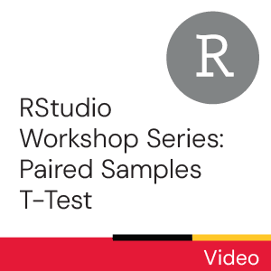 RStudio Workshop Series: Paired Samples T-Test (video)