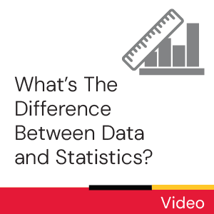 Video: What is the difference between data and statistics?
