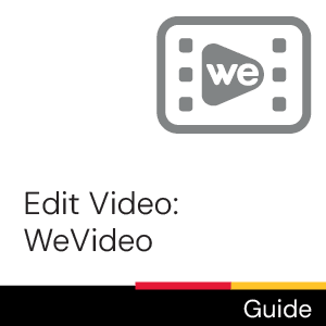 Guide: Edit Video: WeVideo