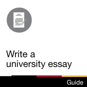 Guide: Write a university essay