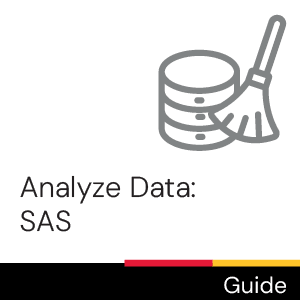 Guide: Analyze data: SAS
