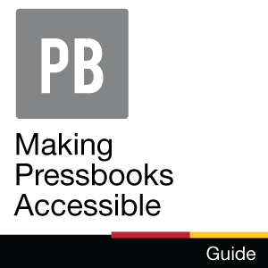 Guide: Making Pressbooks Accessible