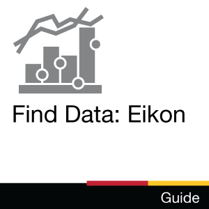 Guide: Find Data: Eikon