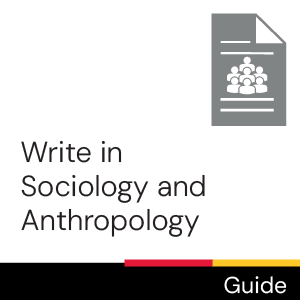 Guide: Write in Sociology and Anthropology
