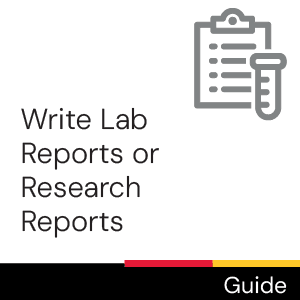 Guide: Write Lab and Research Reports