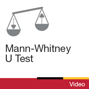 Video: Mann-Whitney U Test