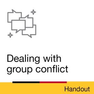 Handout: Dealing with group conflict