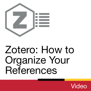 Video: Zotero - How to Organize Your REferences