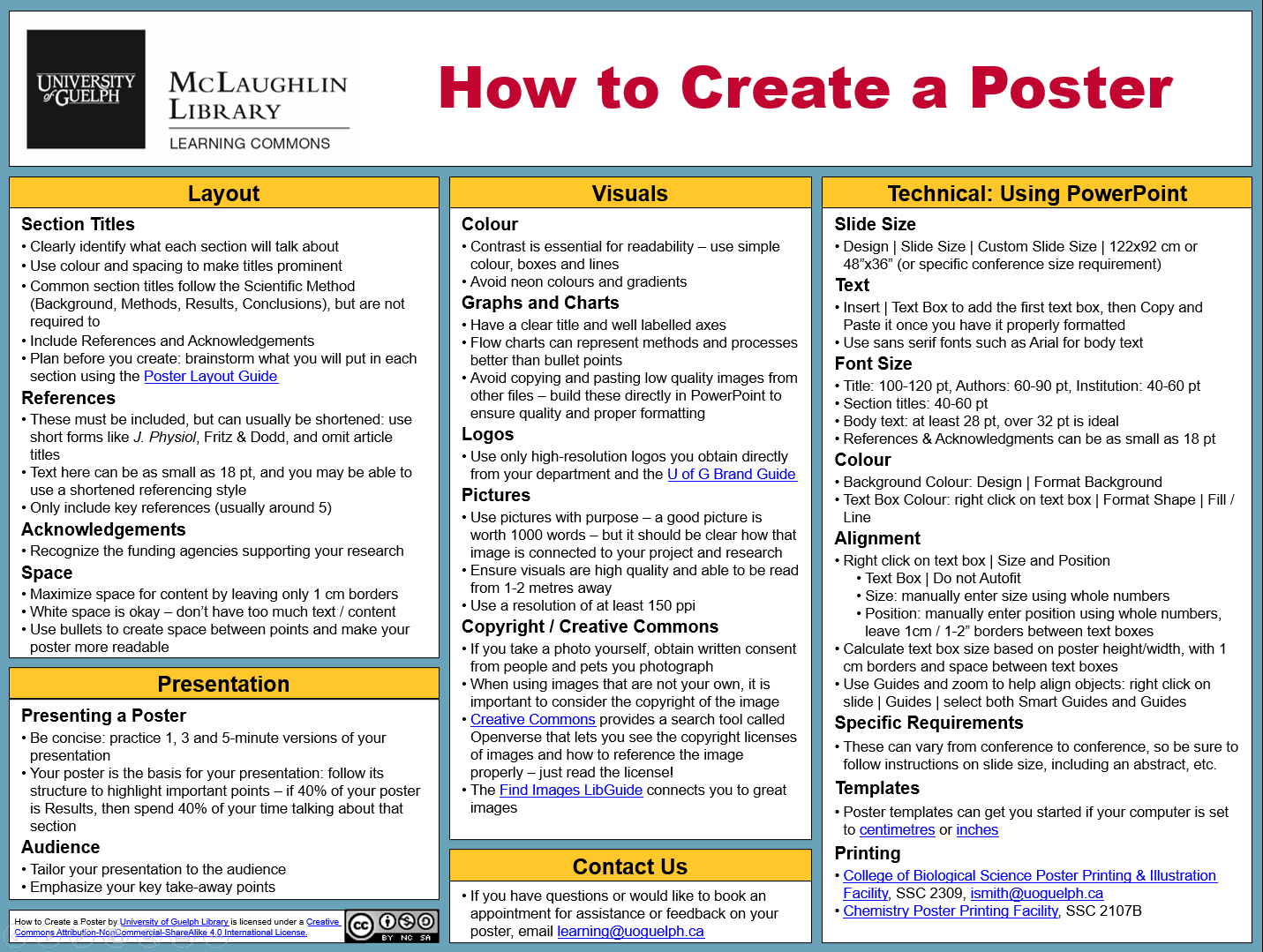 How to Create a Poster | Digital Learning Commons