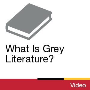 Video: What Is Grey Literature?