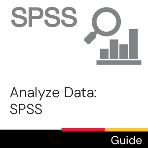 Guide: Analyze data: SPSS